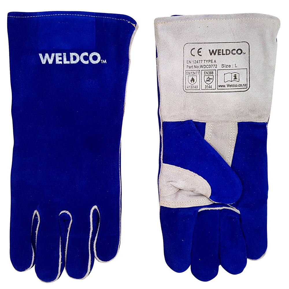 WELDCO WELDING GLOVE - BLUE