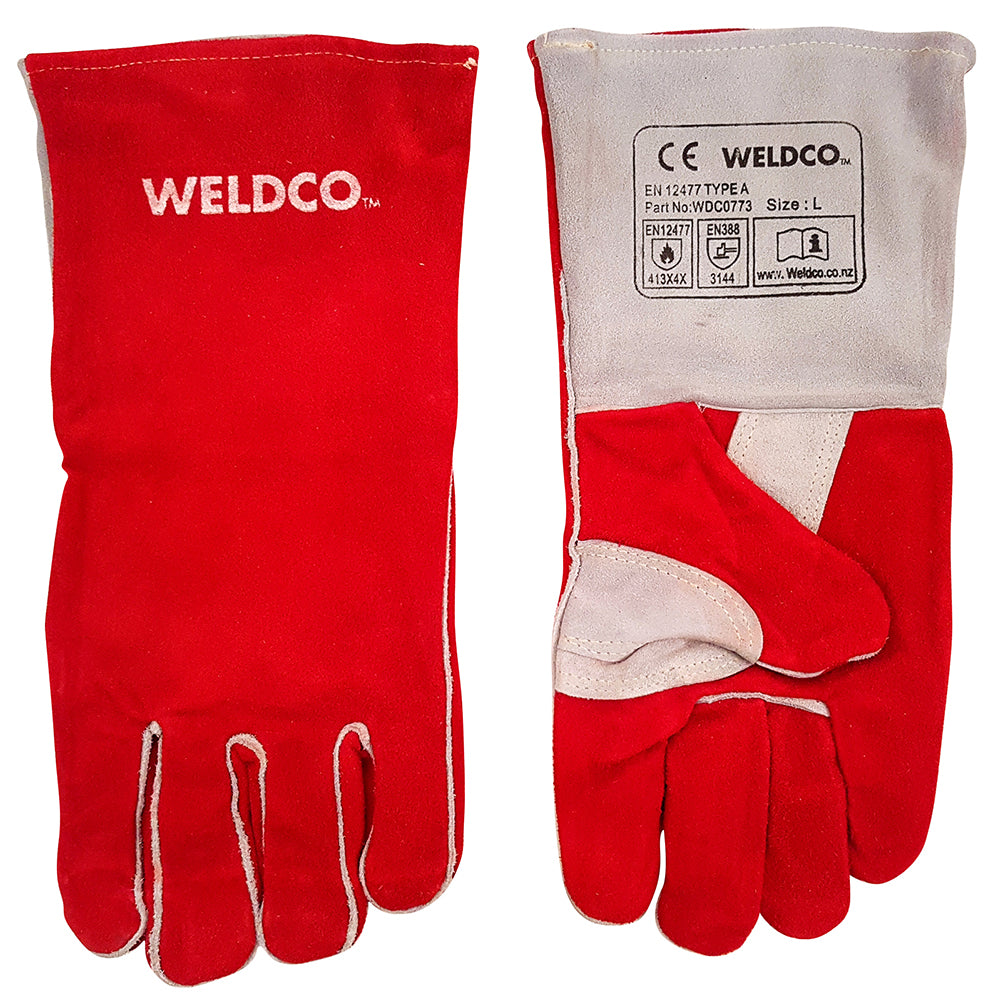 WELDCO WELDING GLOVE - RED