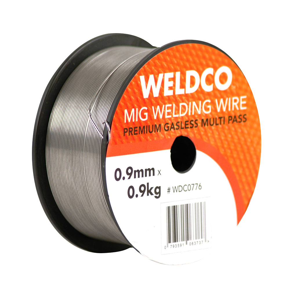 WELDCO MIG WELDING WIRE 0.9MM X 0.9KG GASLESS
