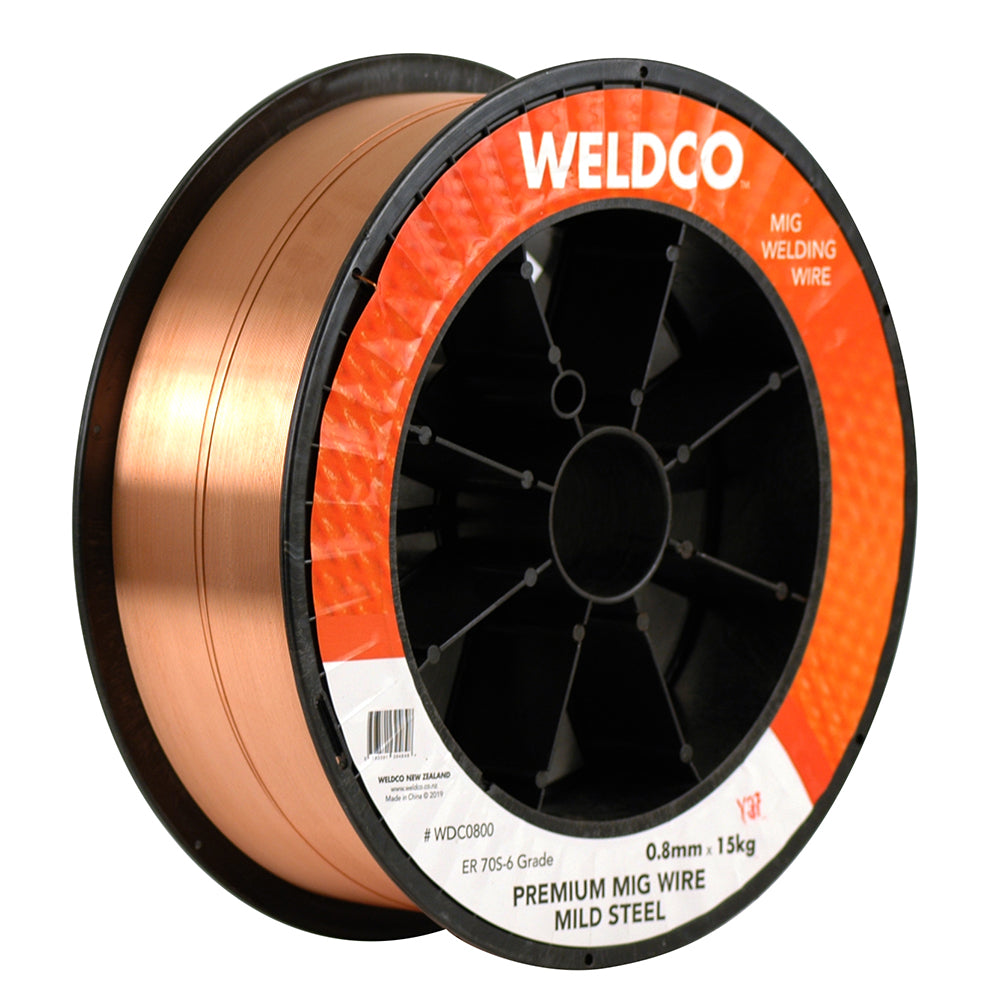 Weldco Mig Welding Wire -0.9mm x 15kg Premium Mig Wire Mild Steel