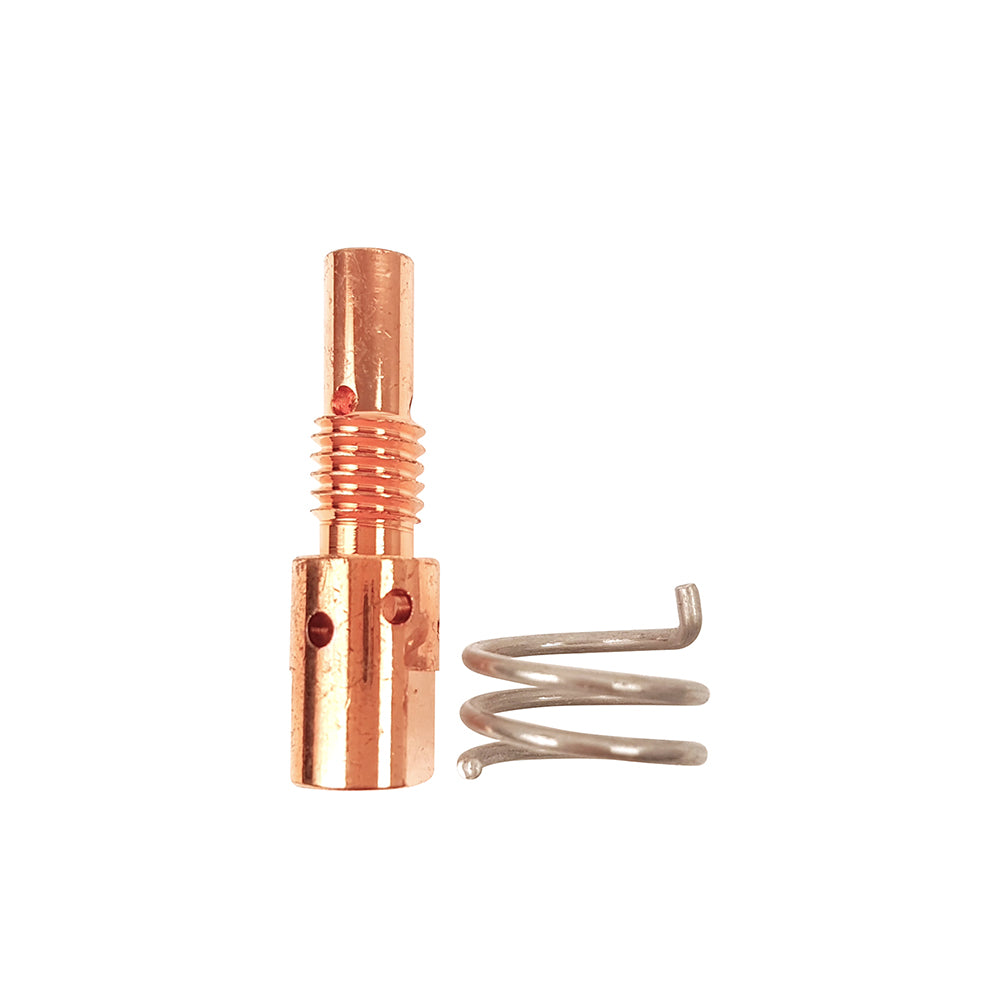 WELDCO CONSUMABLE TIP ADAPTOR WITH SPRING 2PC MB25