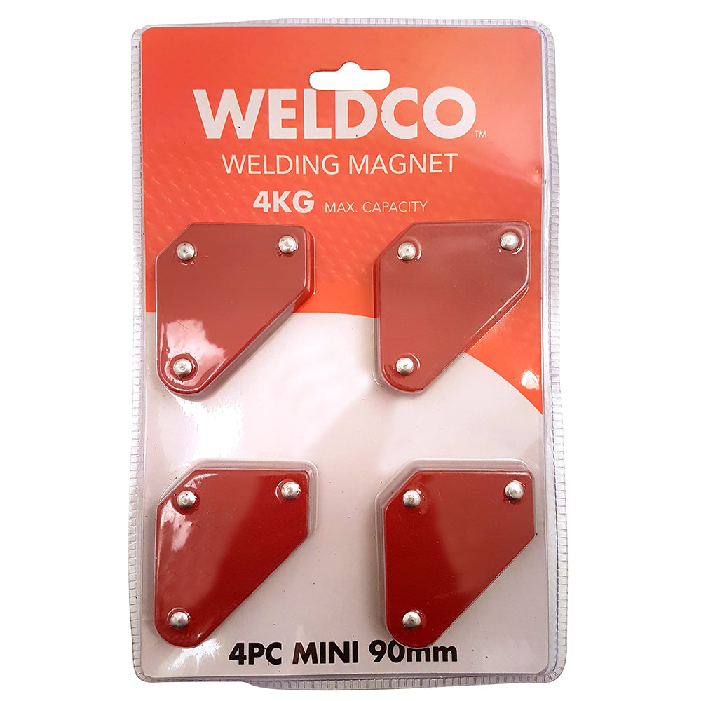 WELDCO WELDING MAGNET 4PC 4KG MINI