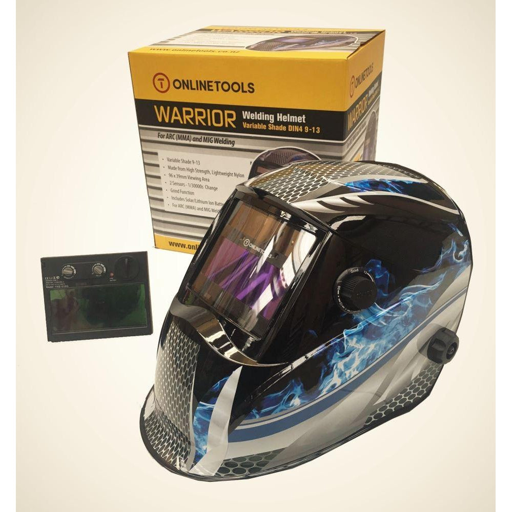 Welding Helmet 2 SENSOR- Fire Metal Warrior