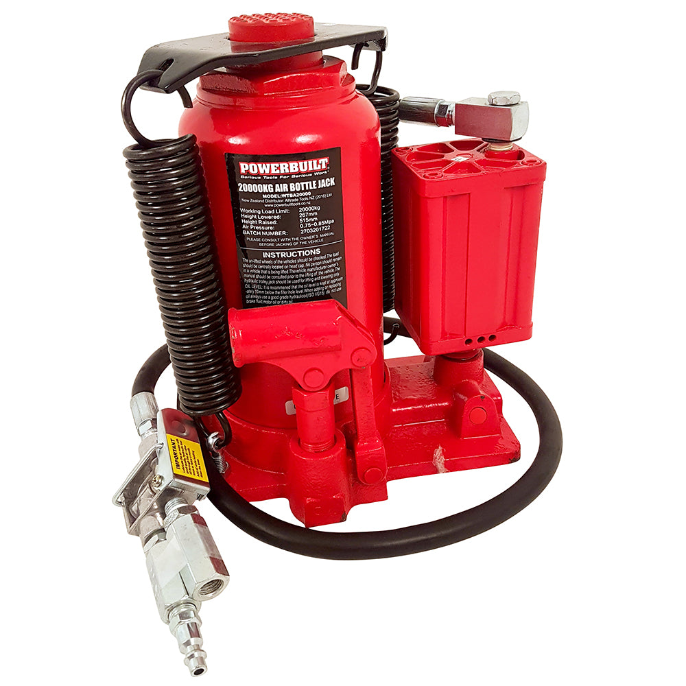 Powerbuilt 22 Ton / 20000kg Air Hydraulic Bottle Jack